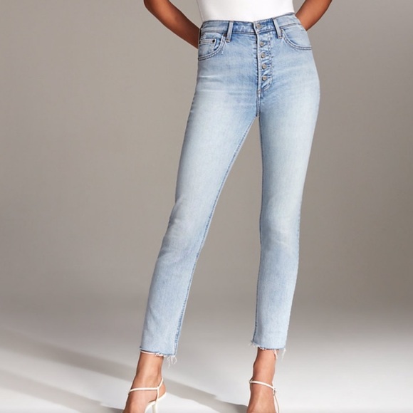 Denim forum Yoko high rise slim jeans - size 25 - Picture 1 of 11